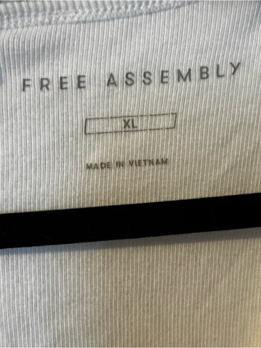 Free Assembly Classic Ribbed T-shirt - Picture 3 of 3